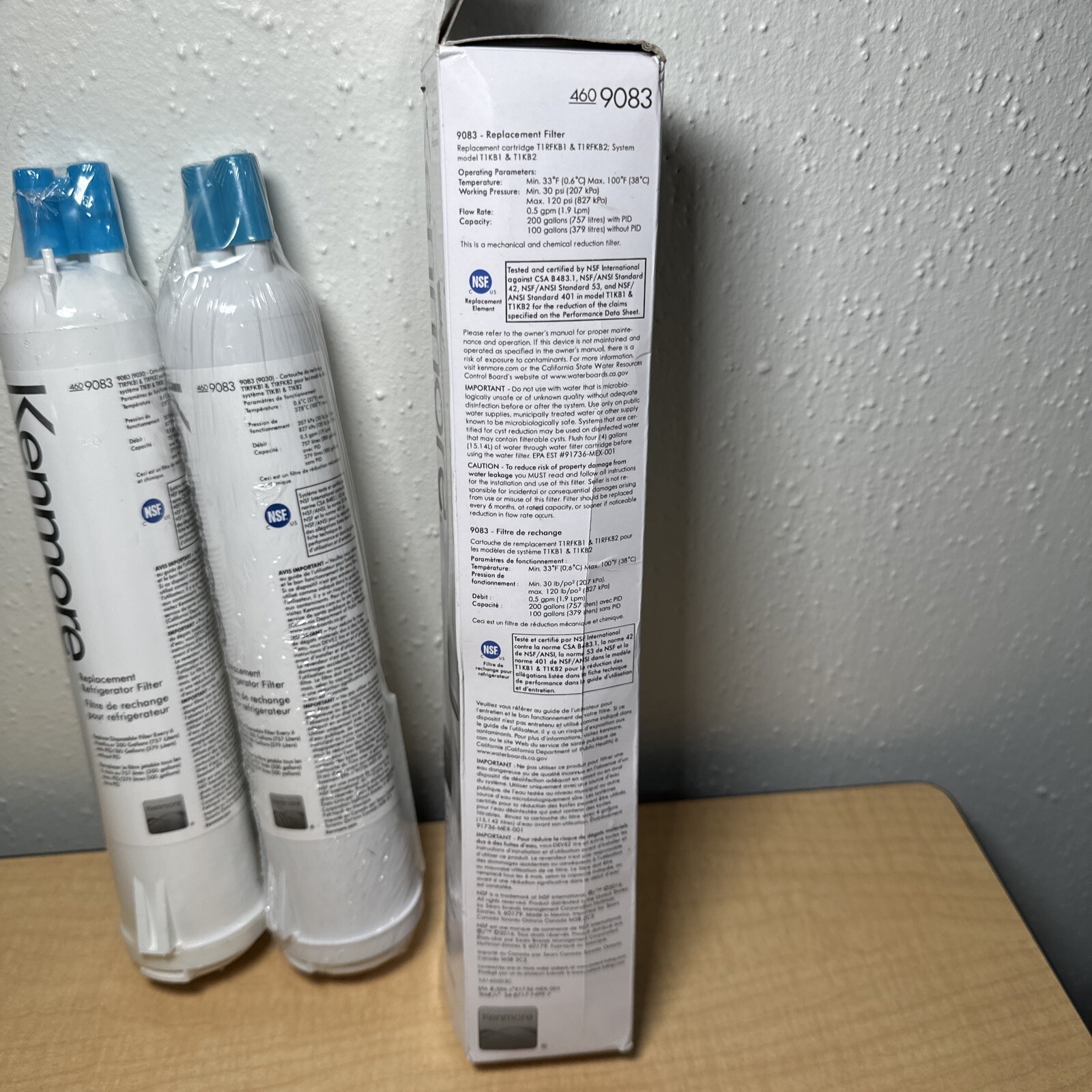 ✅3 Pack✅Kenmore 9083 469083 9020✅Replacement Refrigerator Cartridge Water Filter