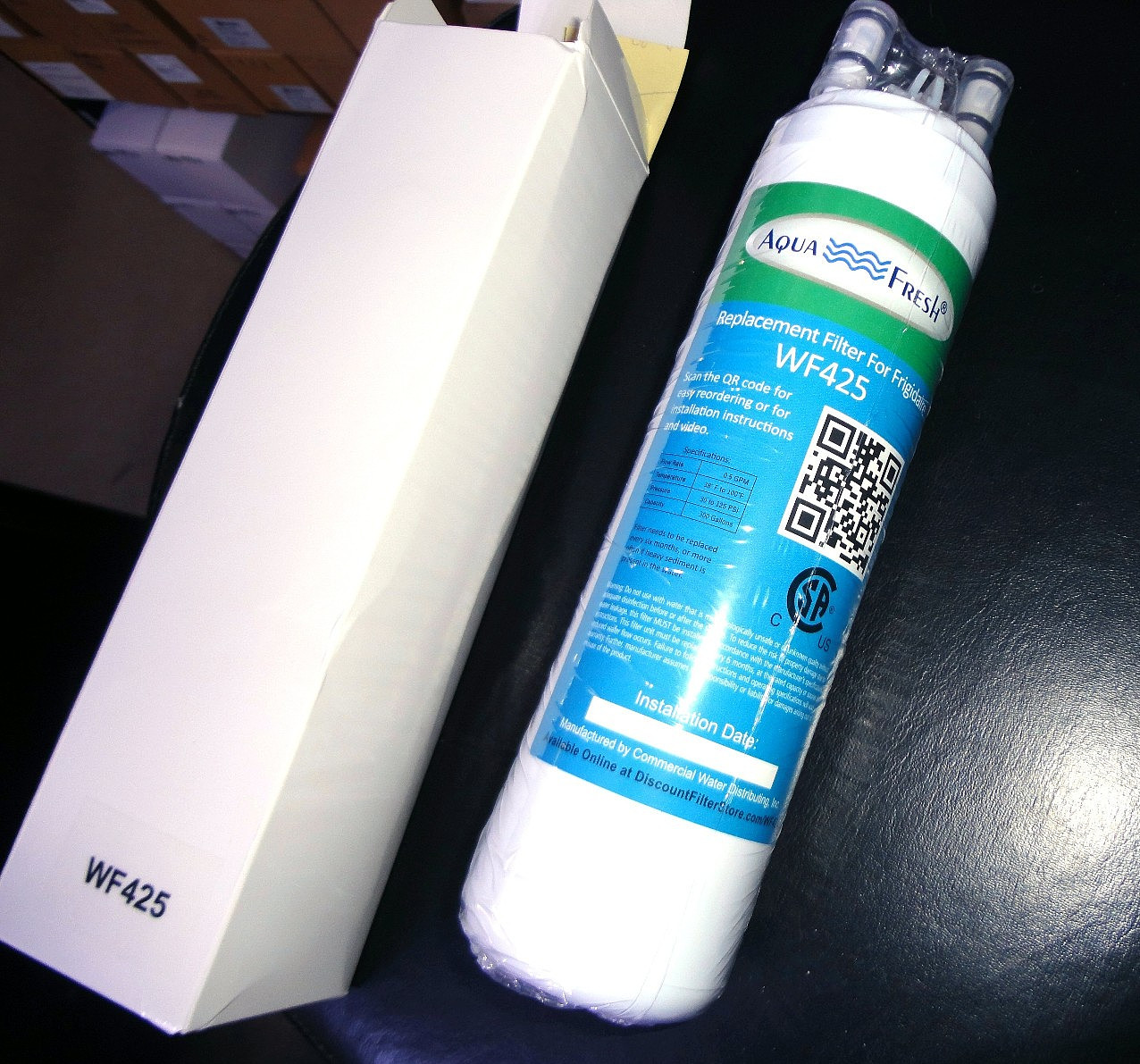 Aqua Fresh WF425 Refrigerator Water Filter Replacement For Frigidaire WF3CB