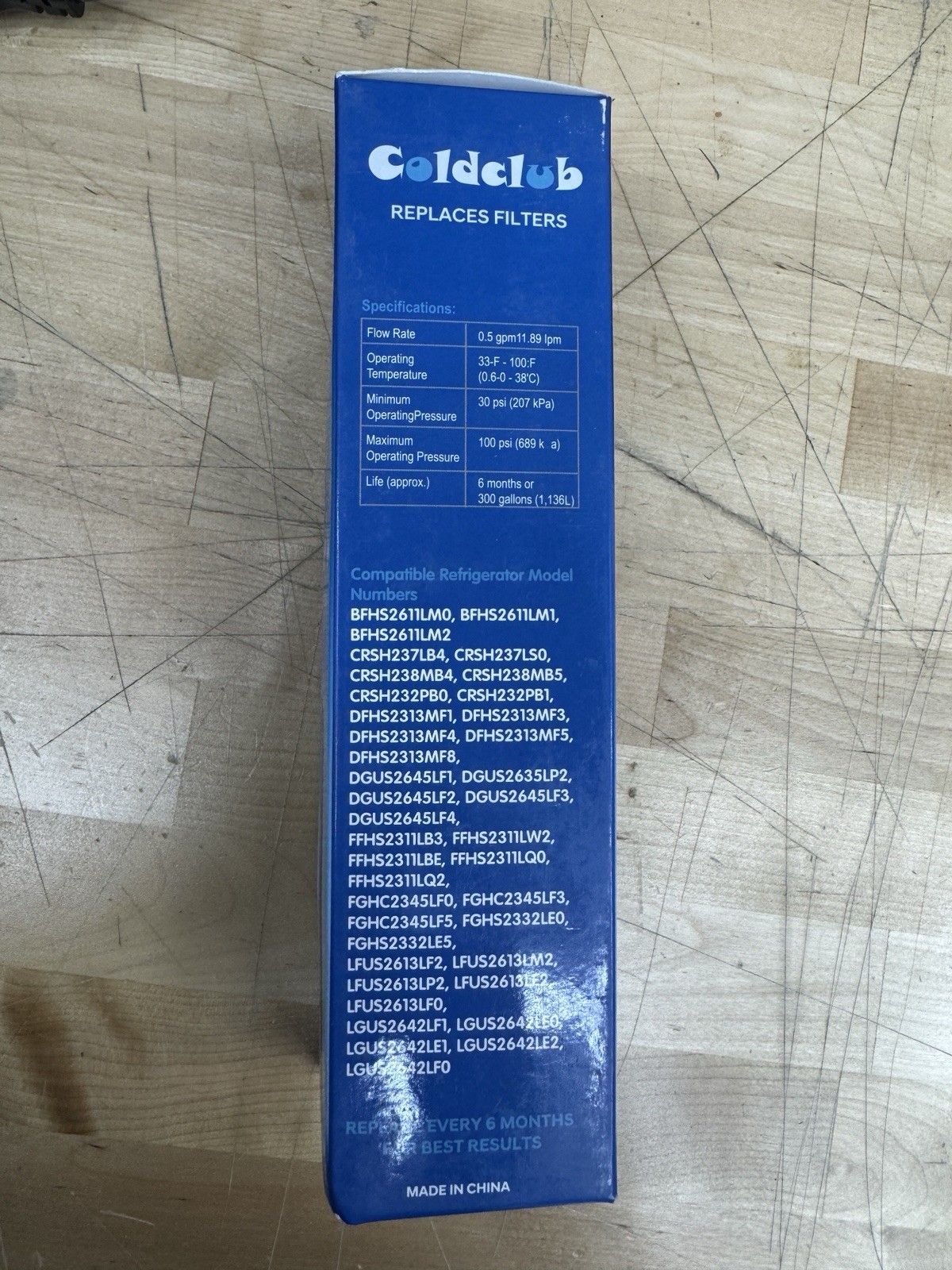 New/Sealed WF3CB Water Filter for Frigidaire Refrigerator – White, Free Ship