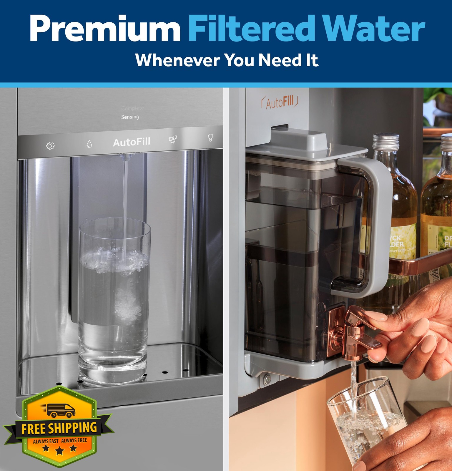 GE XWFE Refrigerator Water Filter 2 Pack