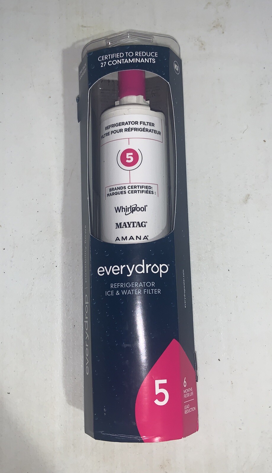 Whirlpool EveryDrop Refrigerator Ice & Water Filter ΕDR5RXD1 Multiple Avail.