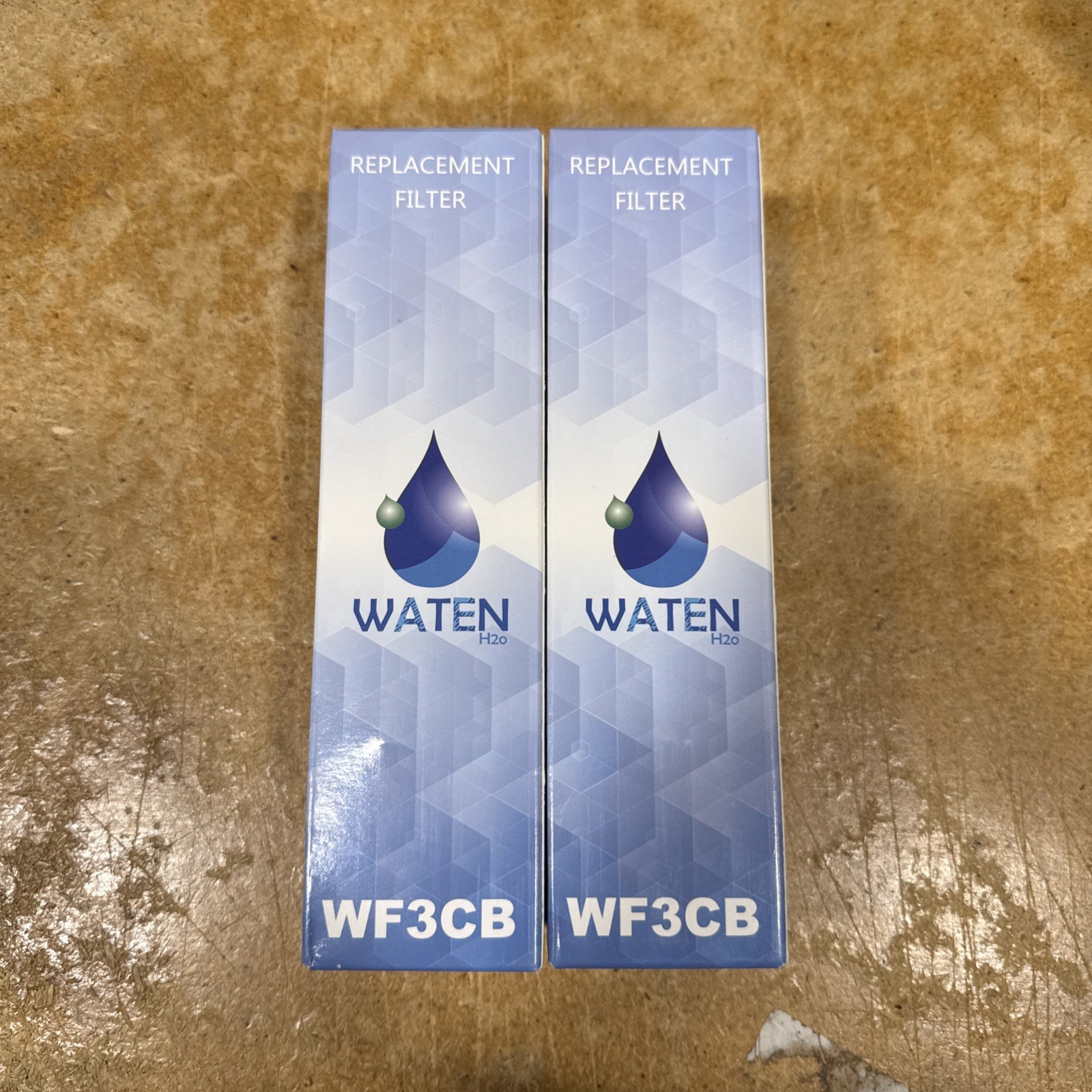 Waten H20 Replacement Water Filter WF3CB 469999 Frigidaire Kenmore New LOT OF 2