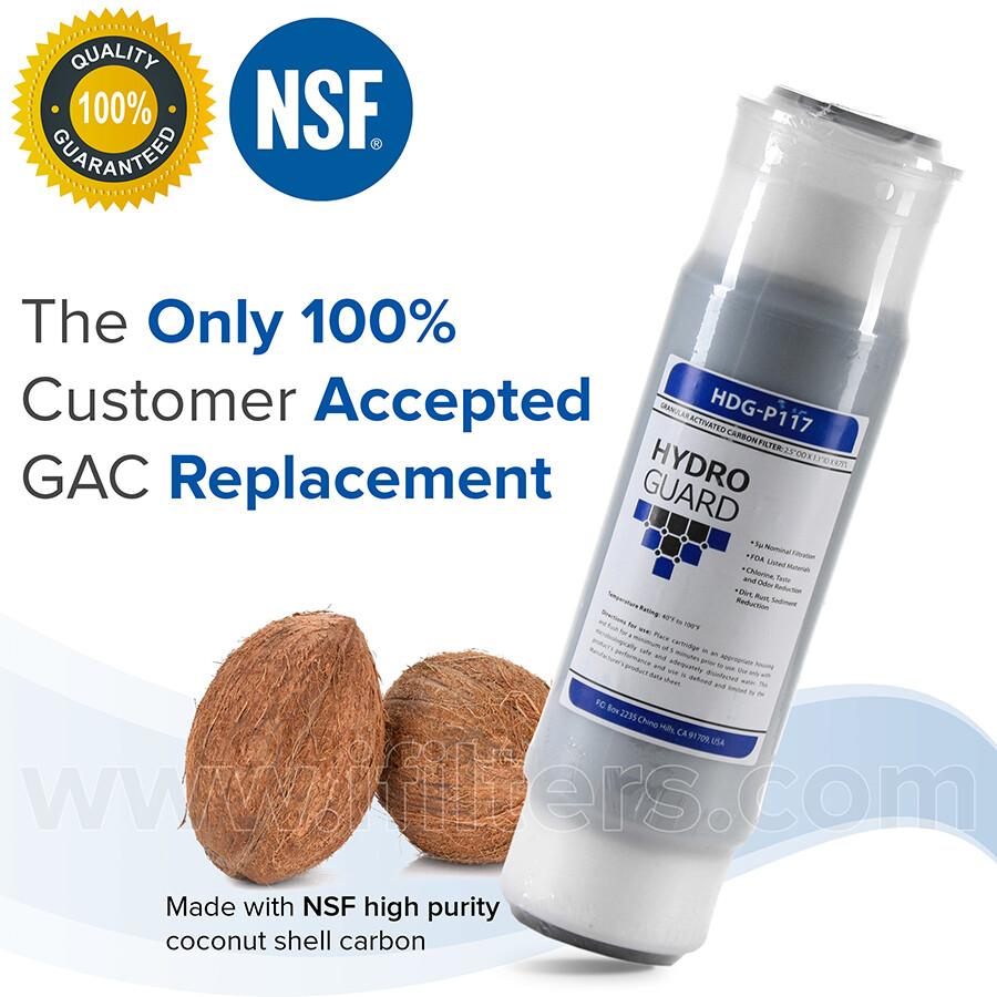 Hydro Guard HDG-P117 Premium GAC Water Filter Cartridge (6 Pack) –