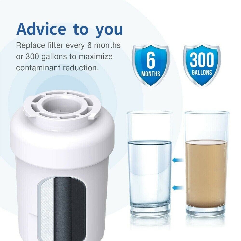 4 pcs New Genuine for GE MWF MWFP GWF 46-9991 Smartwater Fridge Water Filter