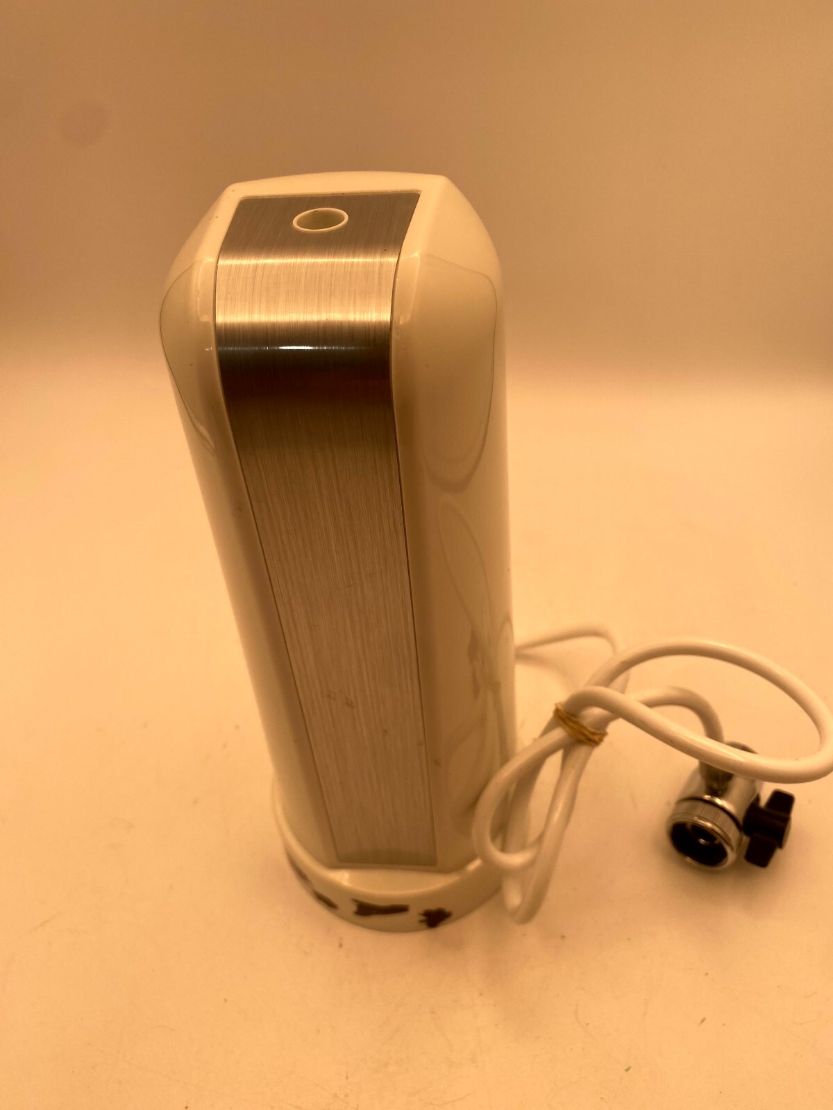 Clean & Pure P35 Countertop Water Filter White Silver Compact for Home & Office