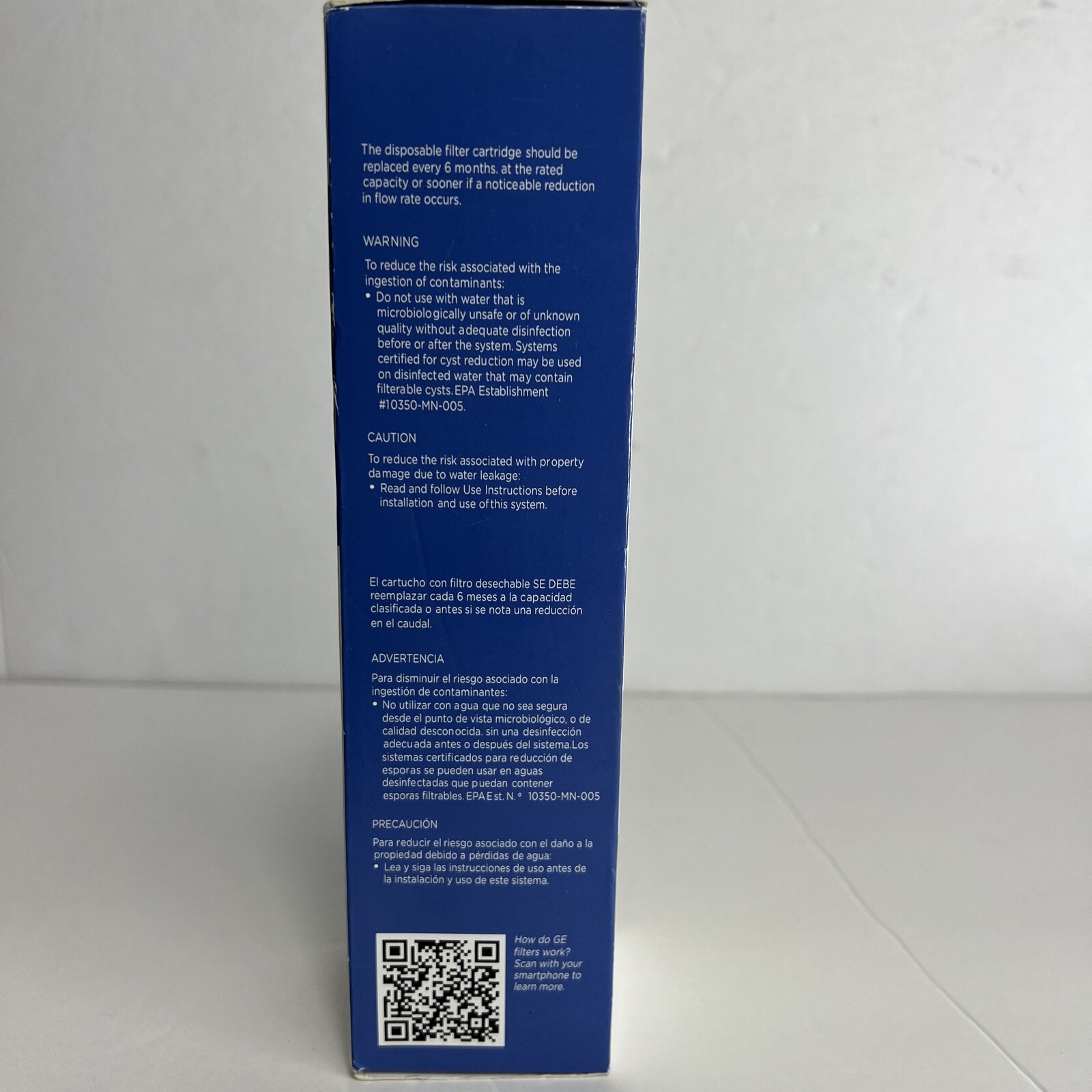 GE SmartWater MSWF Refrigerator Replacement Filter GE Side-by-Side French Door