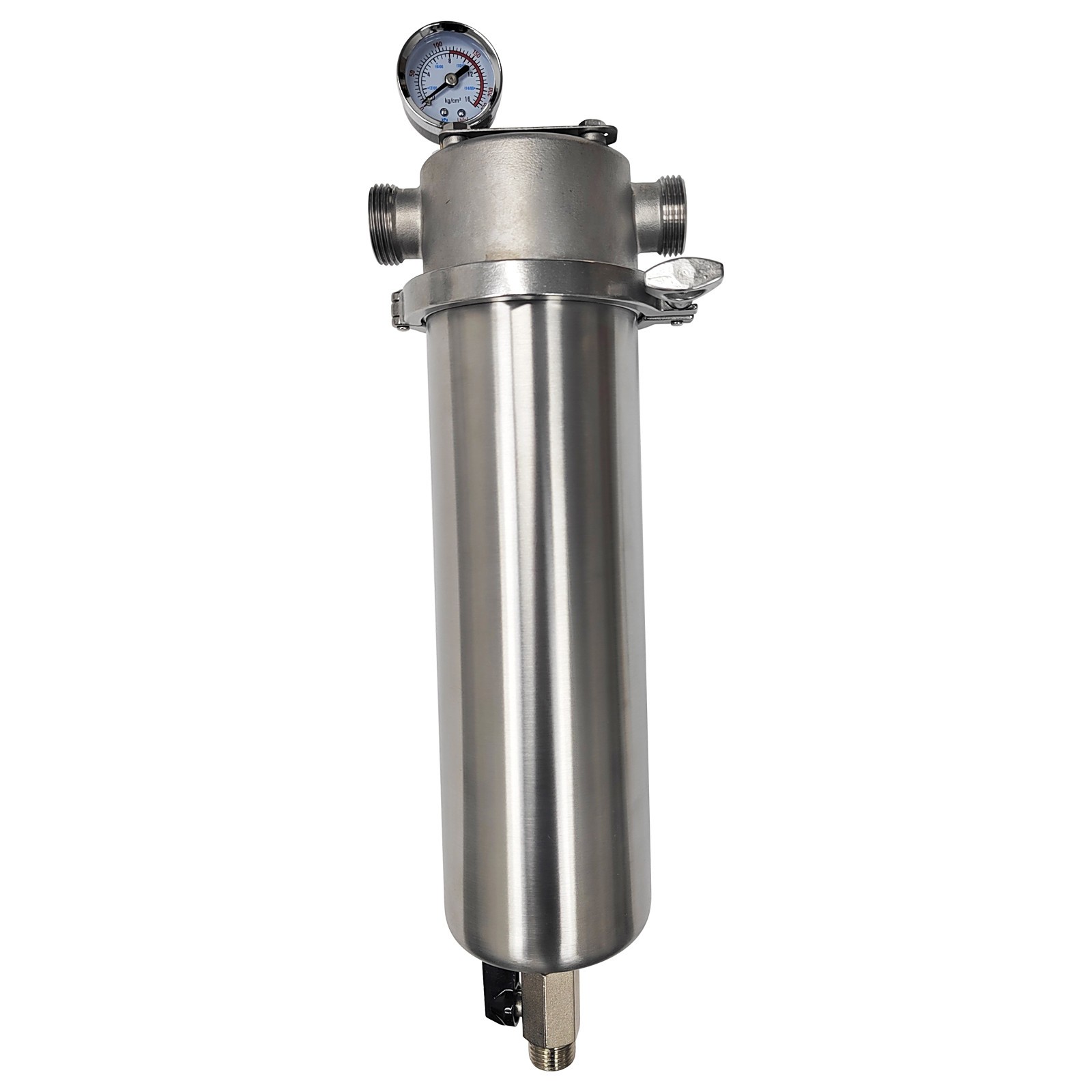 10″L Corrosion-resistant 304 Stainless Steel Filter 1″NPT Inlet/outlet Diameter