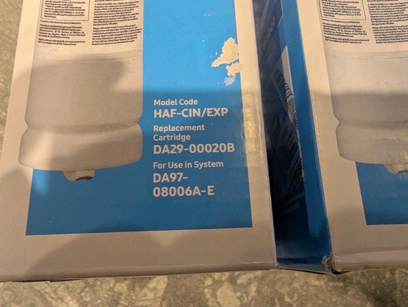 Genuine Samsung Refrigerator Water Filter HAF-CIN/EXP DA29-00020B- Lot Of 4 NEW