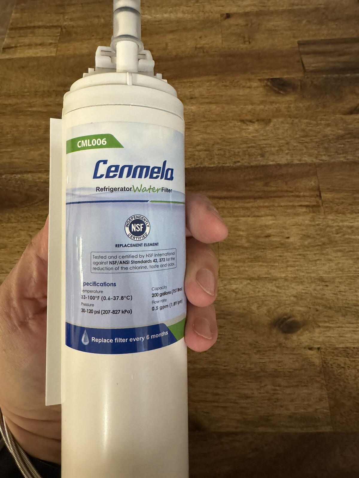 [1-Pack] Cenmela CML006 200 Gallons Compatible with Frigidaire WF3CB DU