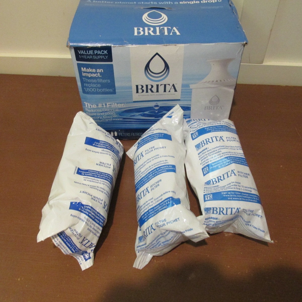 Brita Standard Water Filter Replacement Filter for Pitchers & Dispensers 9 Pack
