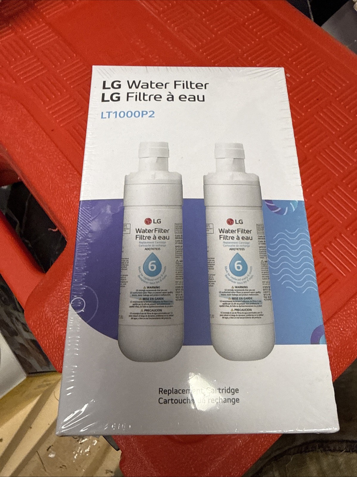 LG LT1000P2 6-Month / 200 Gallon Refrigerator Replacement Water Filter