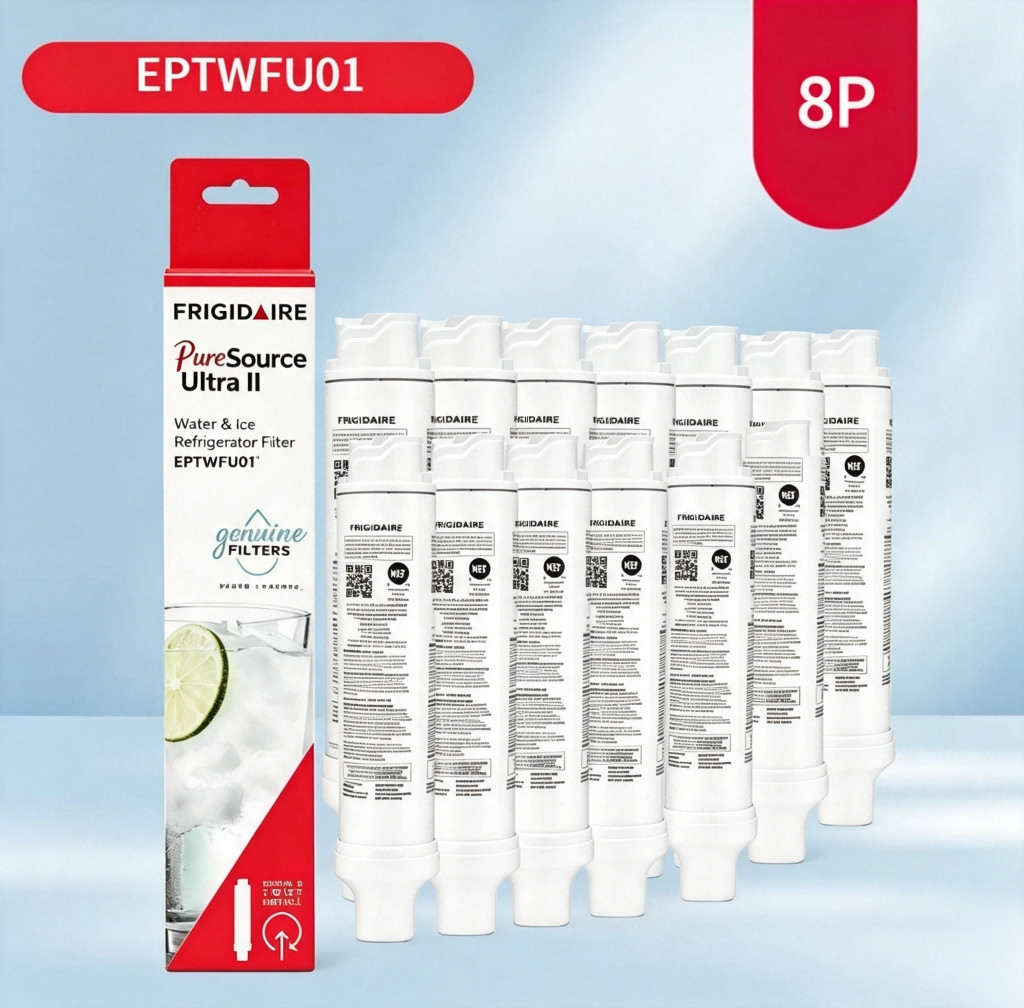 8 PACK ◆ NEW-Frigidaire EPTWFU01 Pure Source Ultra II Refrigerator Water Filter