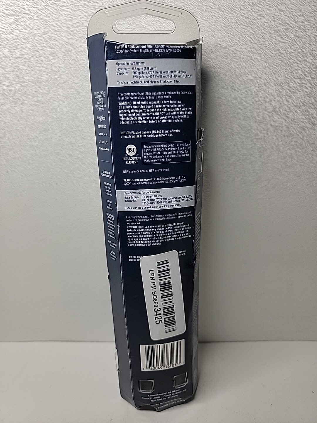 Everydrop 6 Water Filter EDR6D1 NL120V L200V