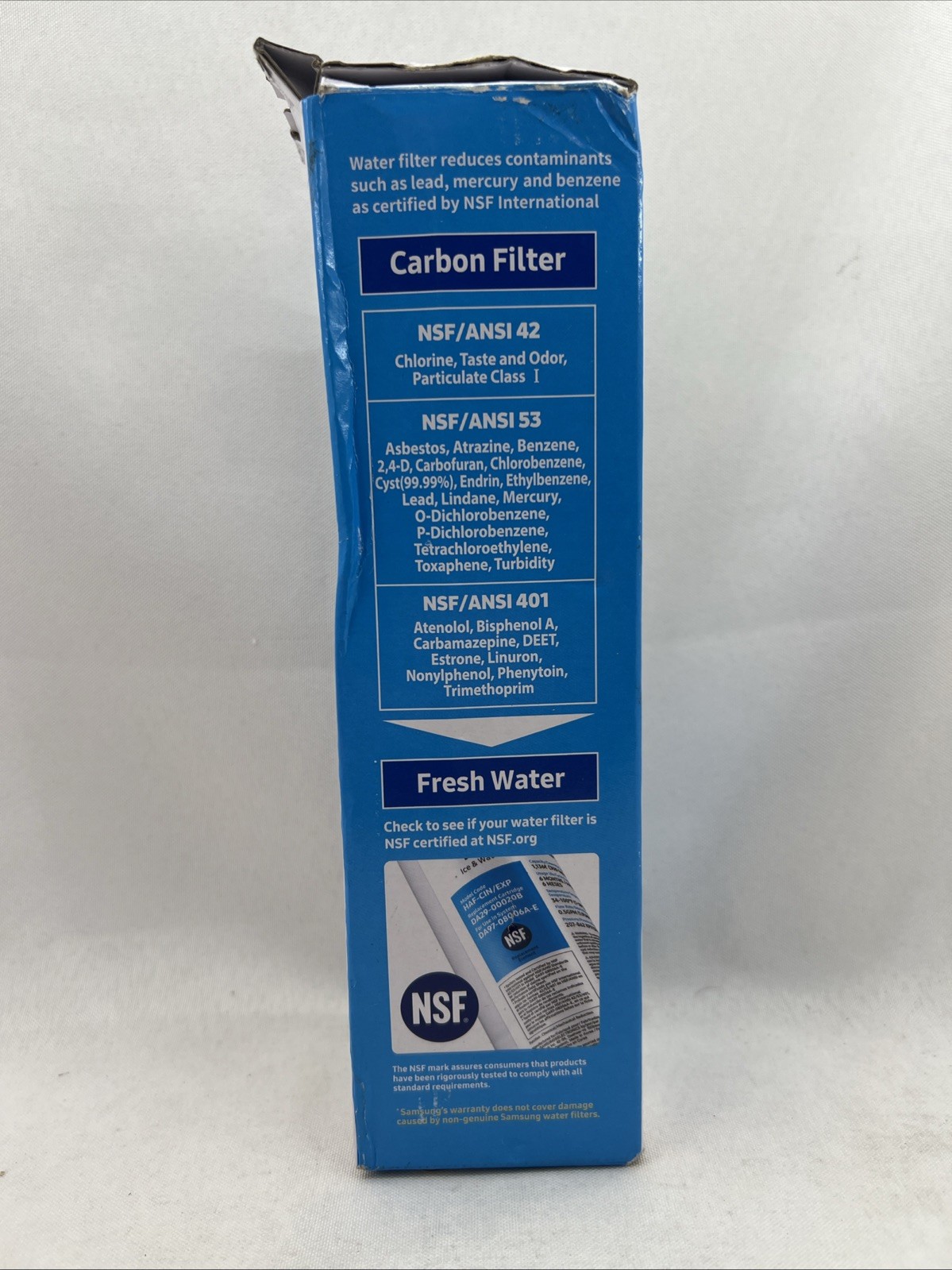 Samsung OEM DA29-00020B HAF-CIN/EXP Refrigerator Water Filter For DA97-08006A-E