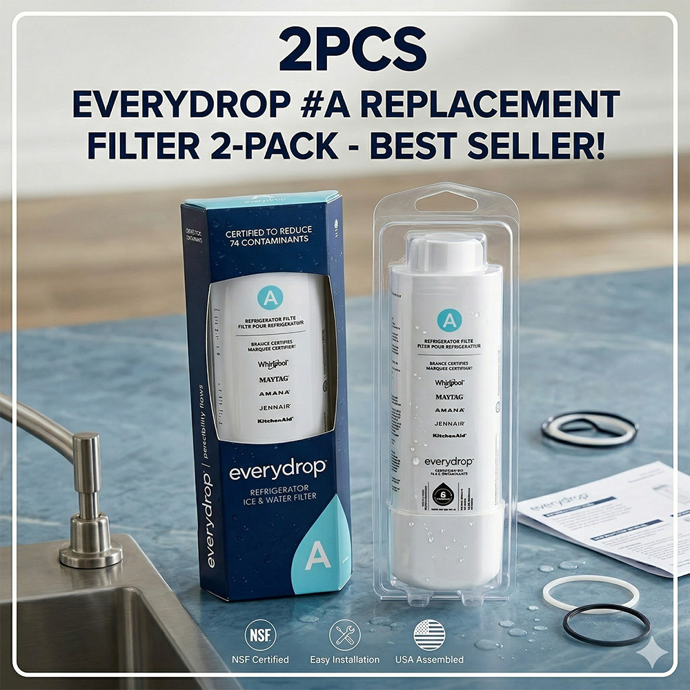 Replacement 2/3 pcs DR²ARXD²1 Ice and Water Refrigerator Filter US free SHIP