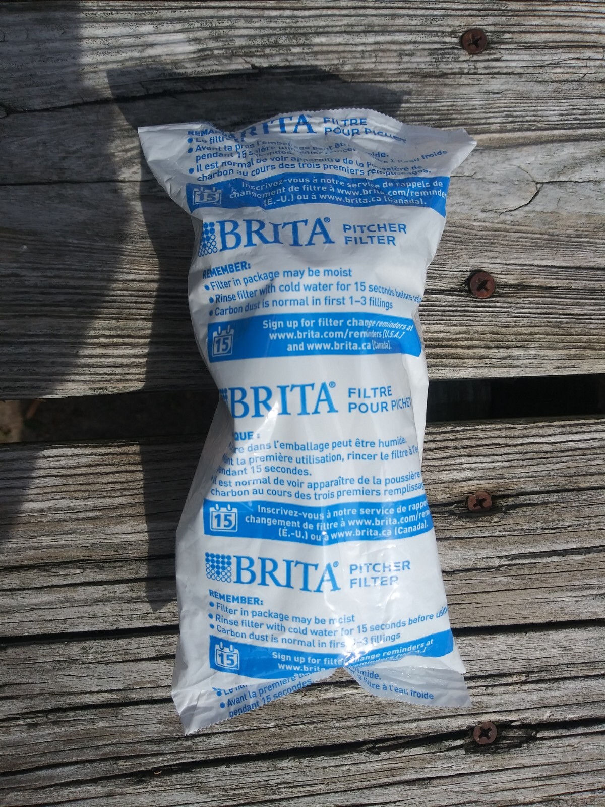 2 Brita Water Filter Pitcher Advanced Replacement Filters 2 Count Pack no box