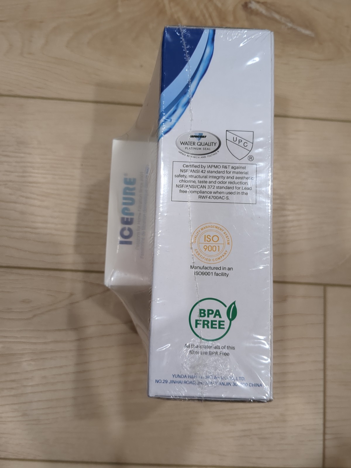 3 PACK ICEPURE ADQ747935 RWF4700AC Water & Air Filter Replacement for LG LT1000P