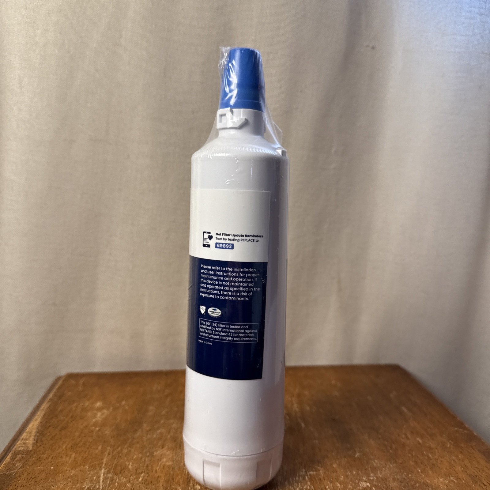 Glacier Fresh water filter GF-34 Replaces Sub-zero 7012333, UC15, UC15L SEALED