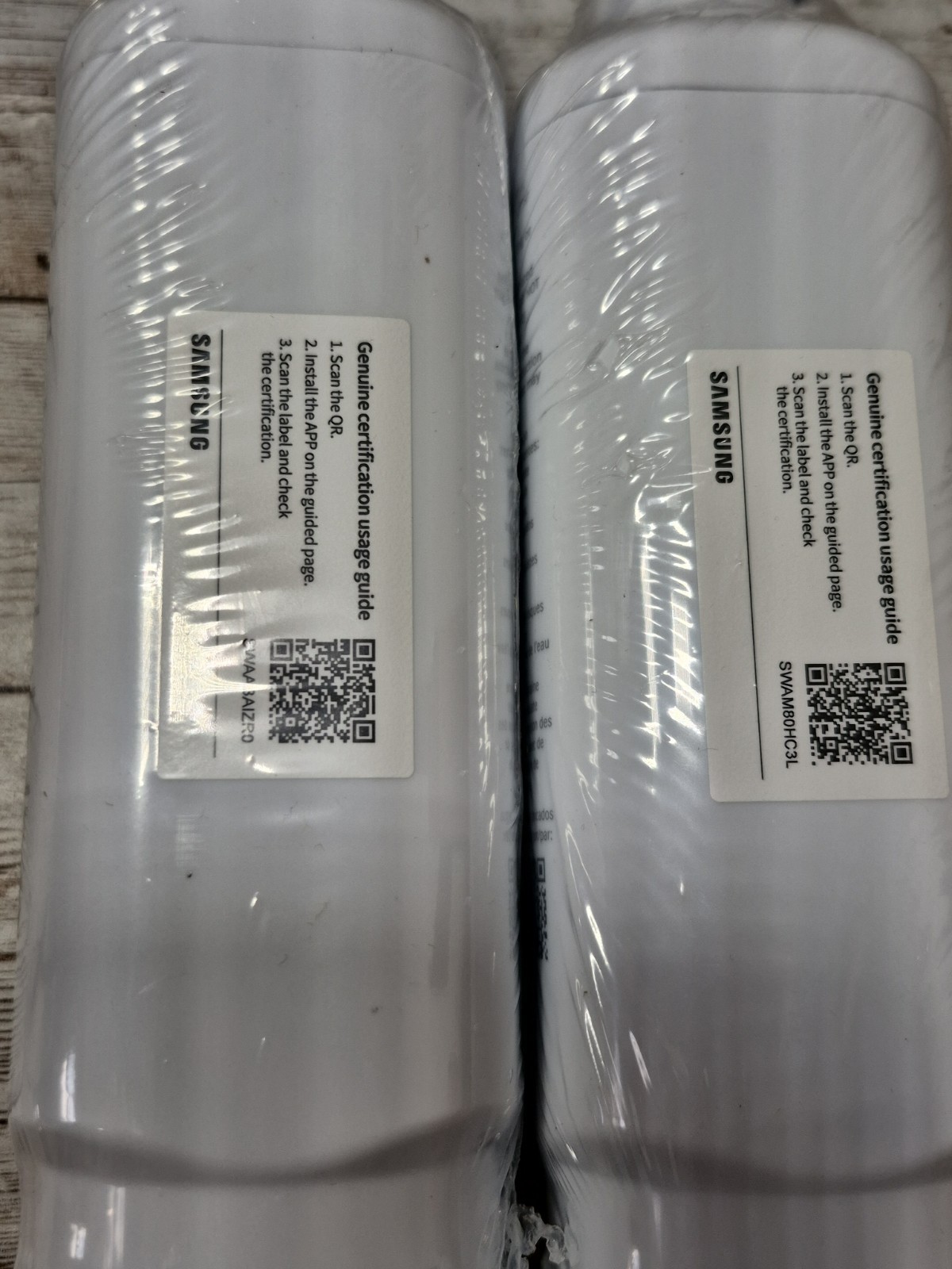 Samsung HAF-QIN/EXP Refrigerator Water Filter 2 Pack Genuine OEM