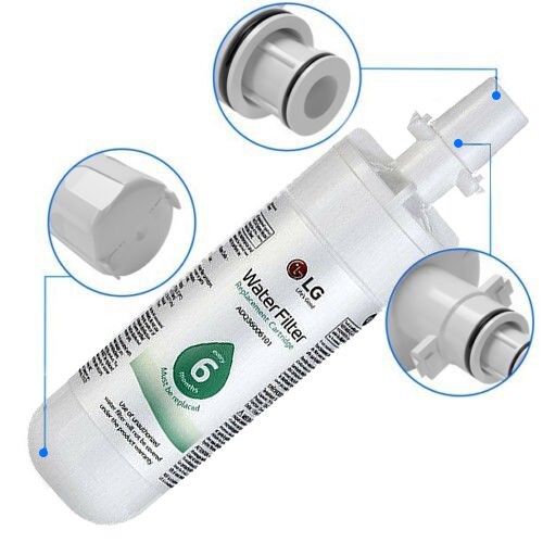 New Sealed LG LT700P Refrigerator Water Filter Replacement ADQ36006101, 1 Pack