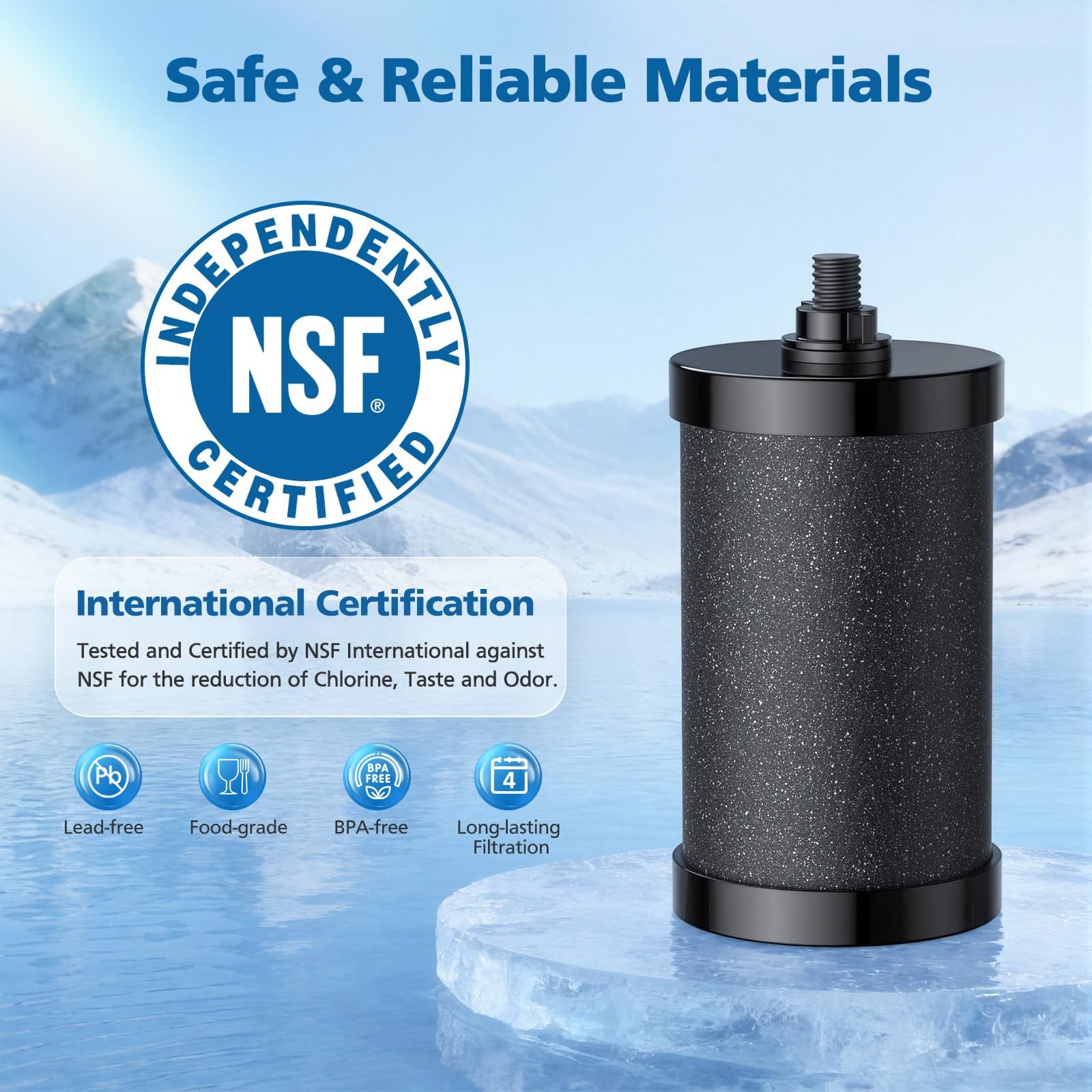 2387 Pro Filter Replacement, NSF Certified for Alexapure 2387 Pro Water Filter,