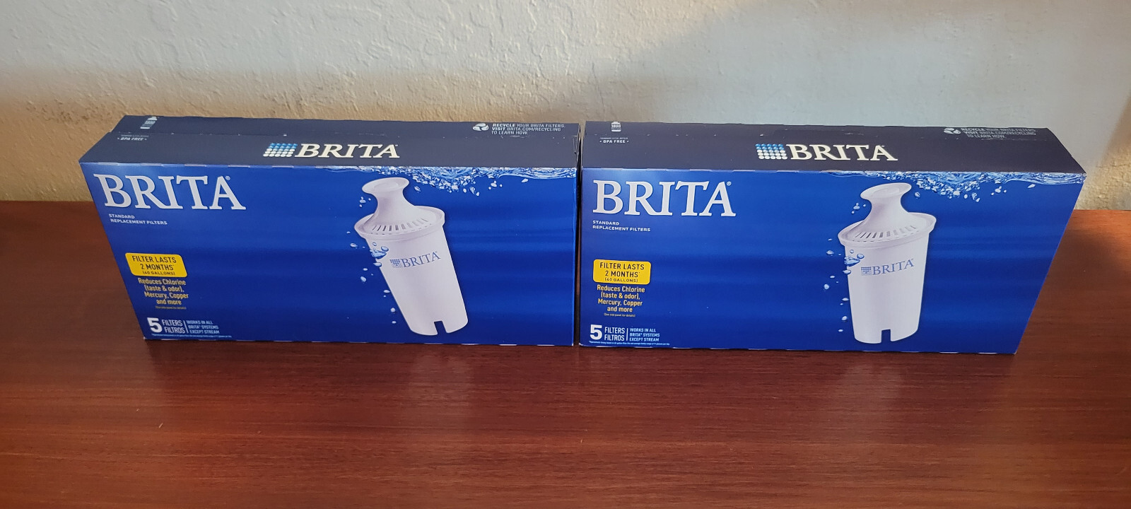 Brita Pitcher Replacement Filters #987554 Value Pack Brand New