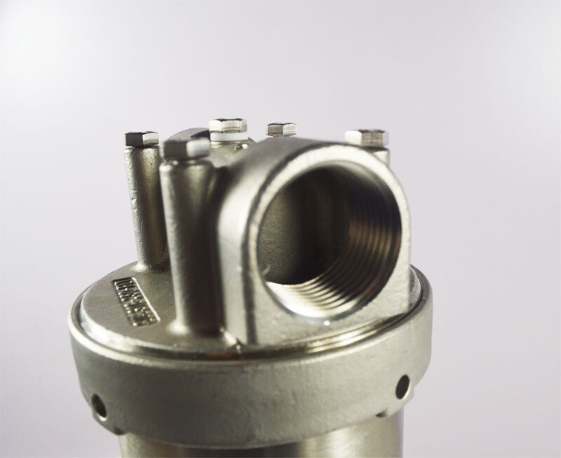 Stainless steel Filter Housing W/Bracket&Wrench pin for 20″ Cartridges 3/4″ NPT