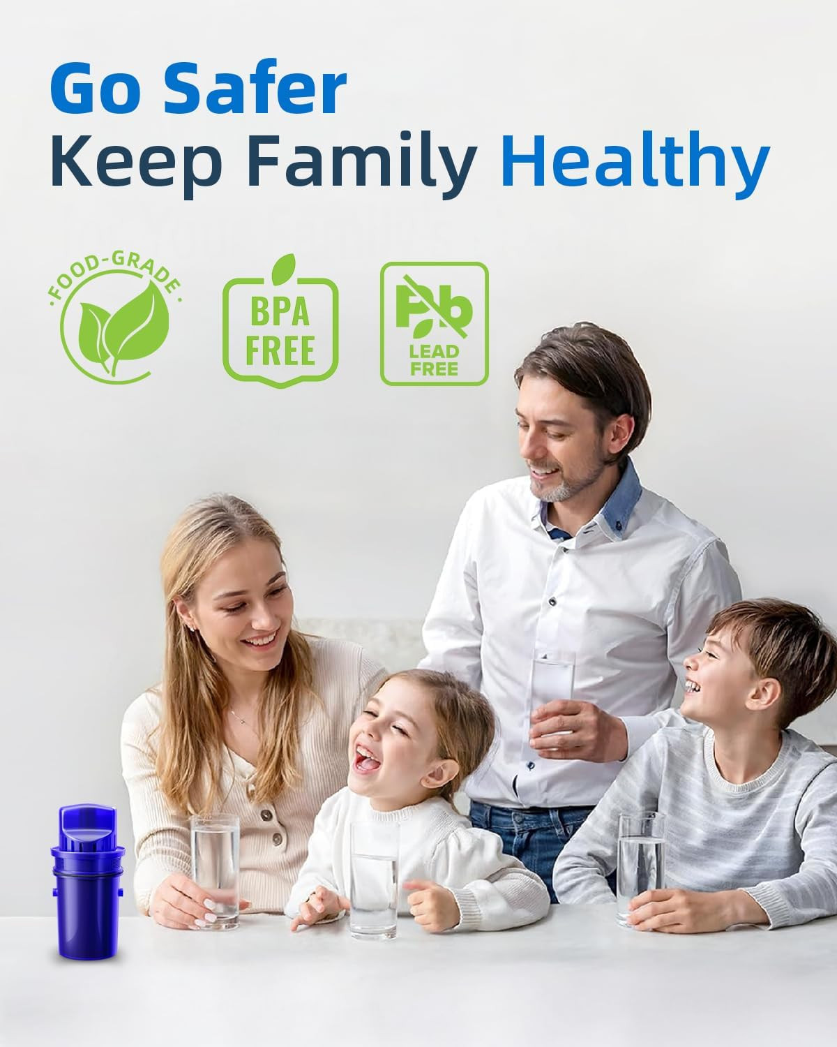 Water Filter Replacement Compatible with All PUR, PUR plus Water Pitcher and Dis