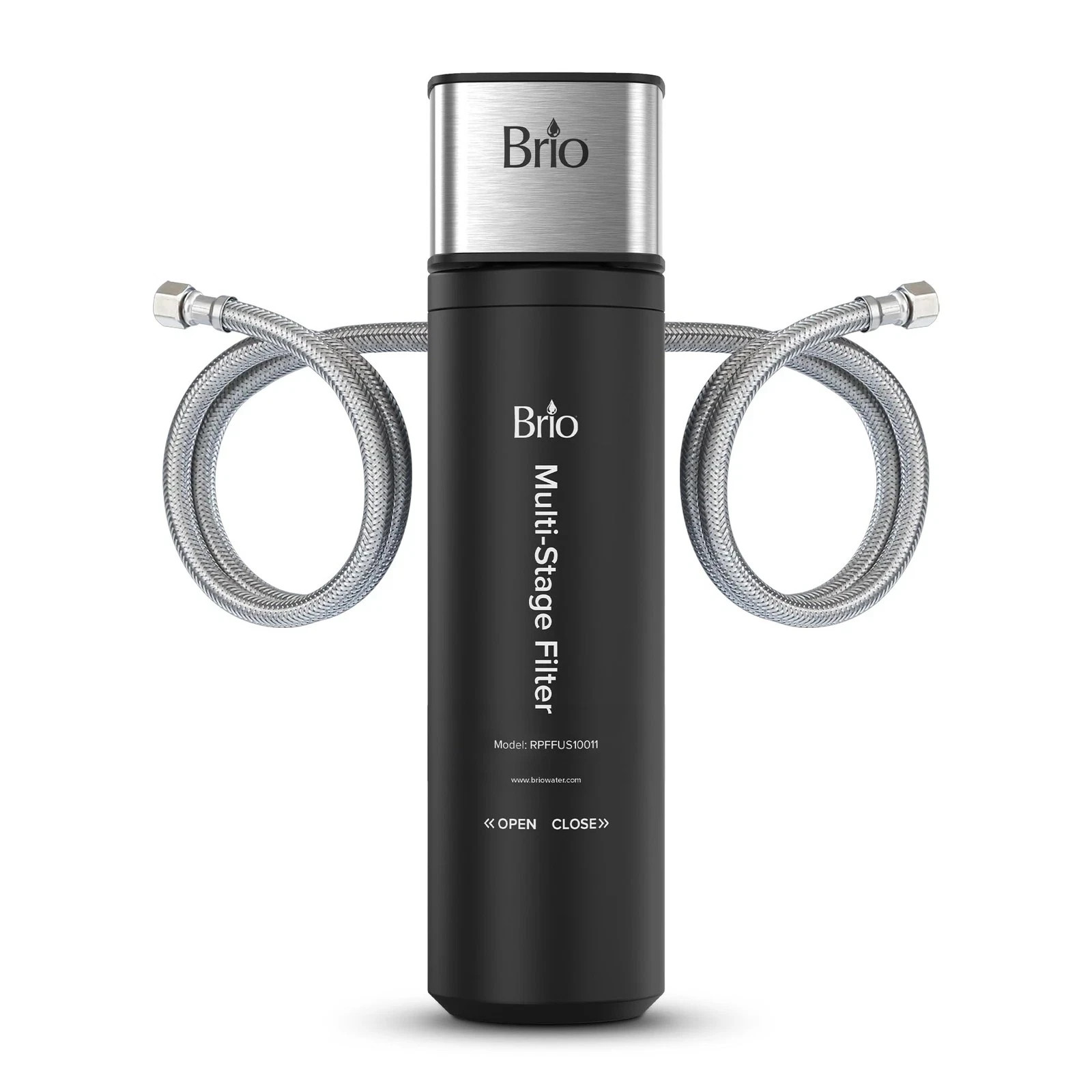 Brio 11″ Under Sink Water Filter System for Kitchen & Bathroom Faucet **READ**