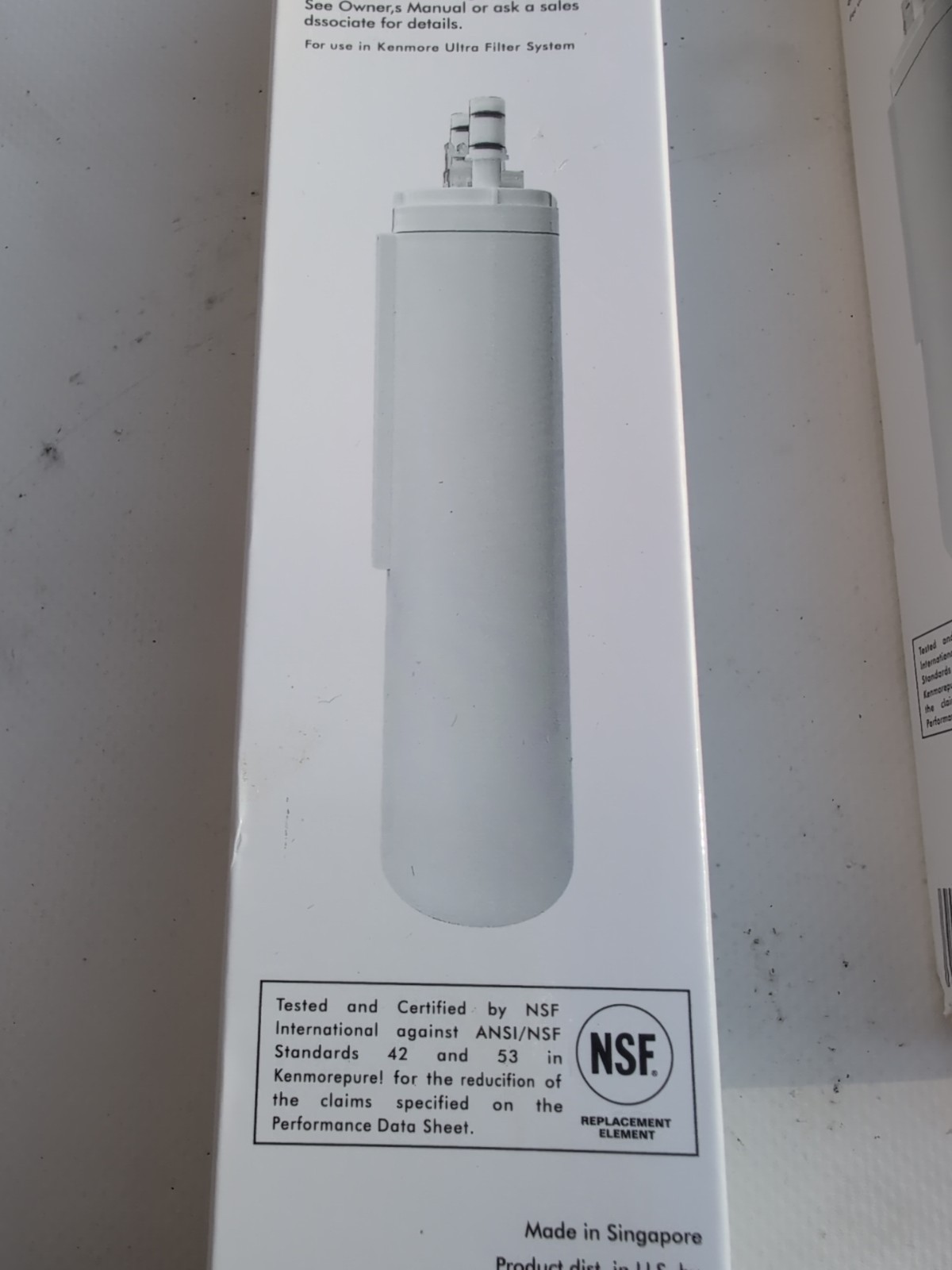 *2 Pack* Kenmore Replacement Water Filter. Model 46-9999. New In The Box. 2 Incl