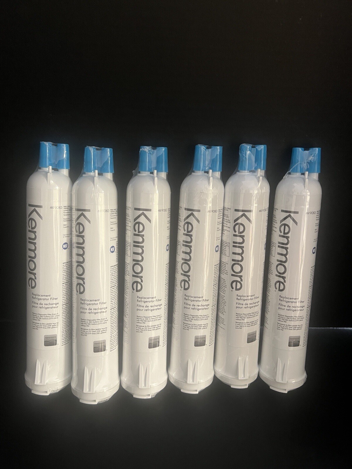 Lot of 6 Kenmore 4609083 Refrigerator Water Filters 9083 460-9083 NEW Genuine