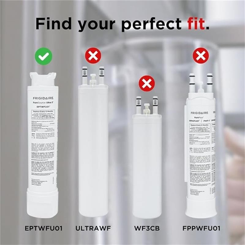 3PACK Frigidaire EPTWFU01 Pure Source Ultra II Refrigerator Water Filter