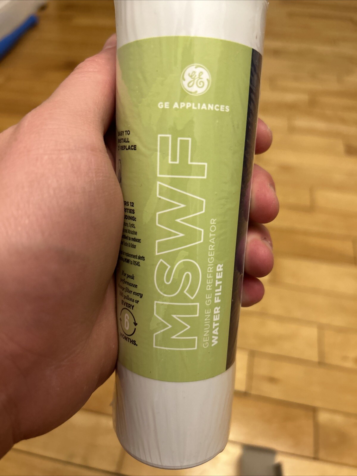 Genuine GE MSWF SmartWater Refrigerator Water Filter Replacement Cartridge- New
