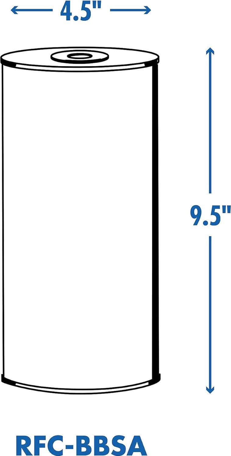 Culligan RFC-BBSA 25 Micron Whole House Water Filter For Sediment, 10 X 4.5 For