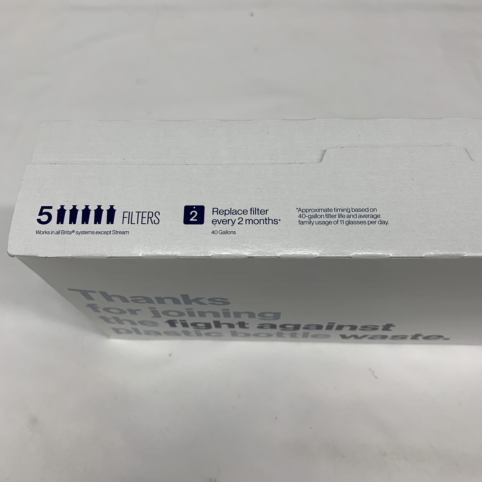 New Brita 987554 Standard Replacement Pitcher Filters 5 sealed box