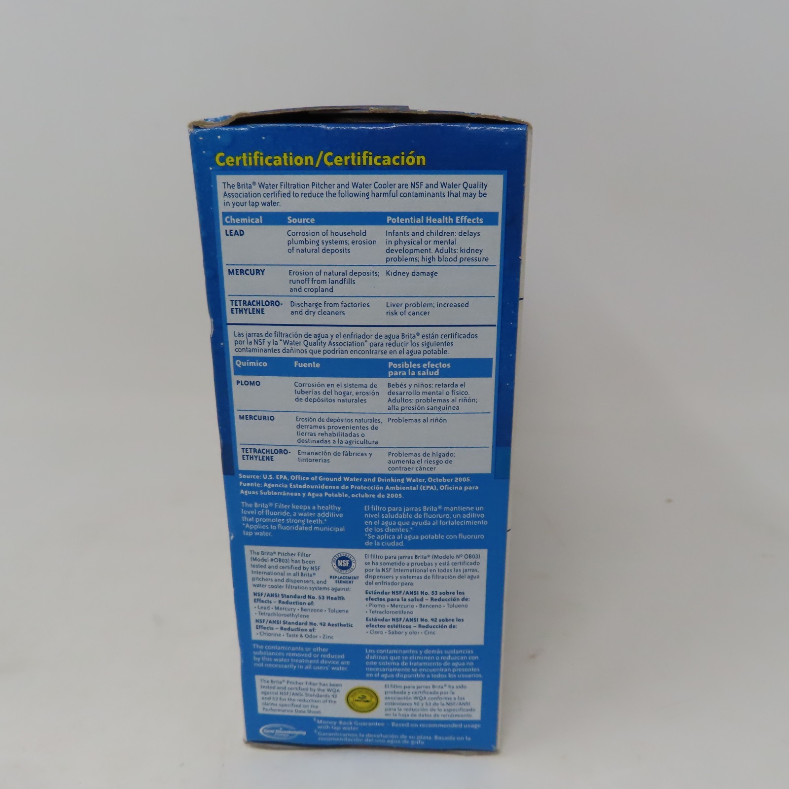 New GENUINE BRITA Water Filter Pitcher Replacement Filters 3 Count Pack Sealed