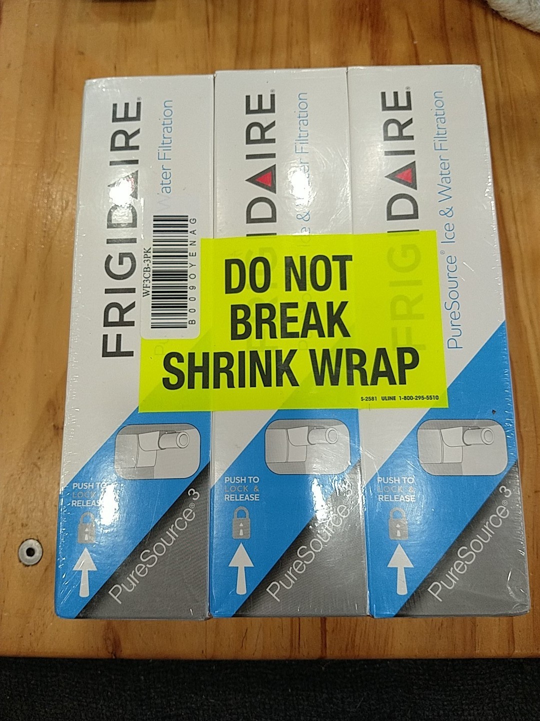 Genuine Frigidaire WF3CB Water Filter 3 Pack