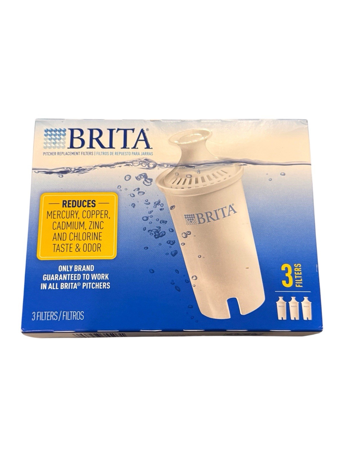 Brita 987554 Pitcher Replacement Filters – 3 Pack New Open Box