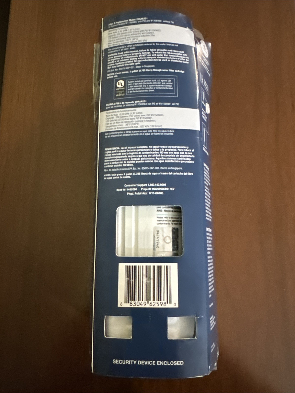 OEM Everydrop A Water Filter EDRARXD1 Replacement Maytag Kitchen Aid Whirlpool