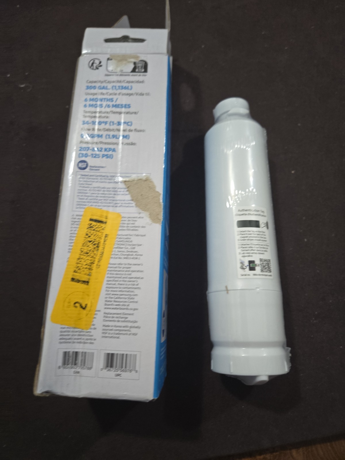 Samsung DA2900020B2P Filter