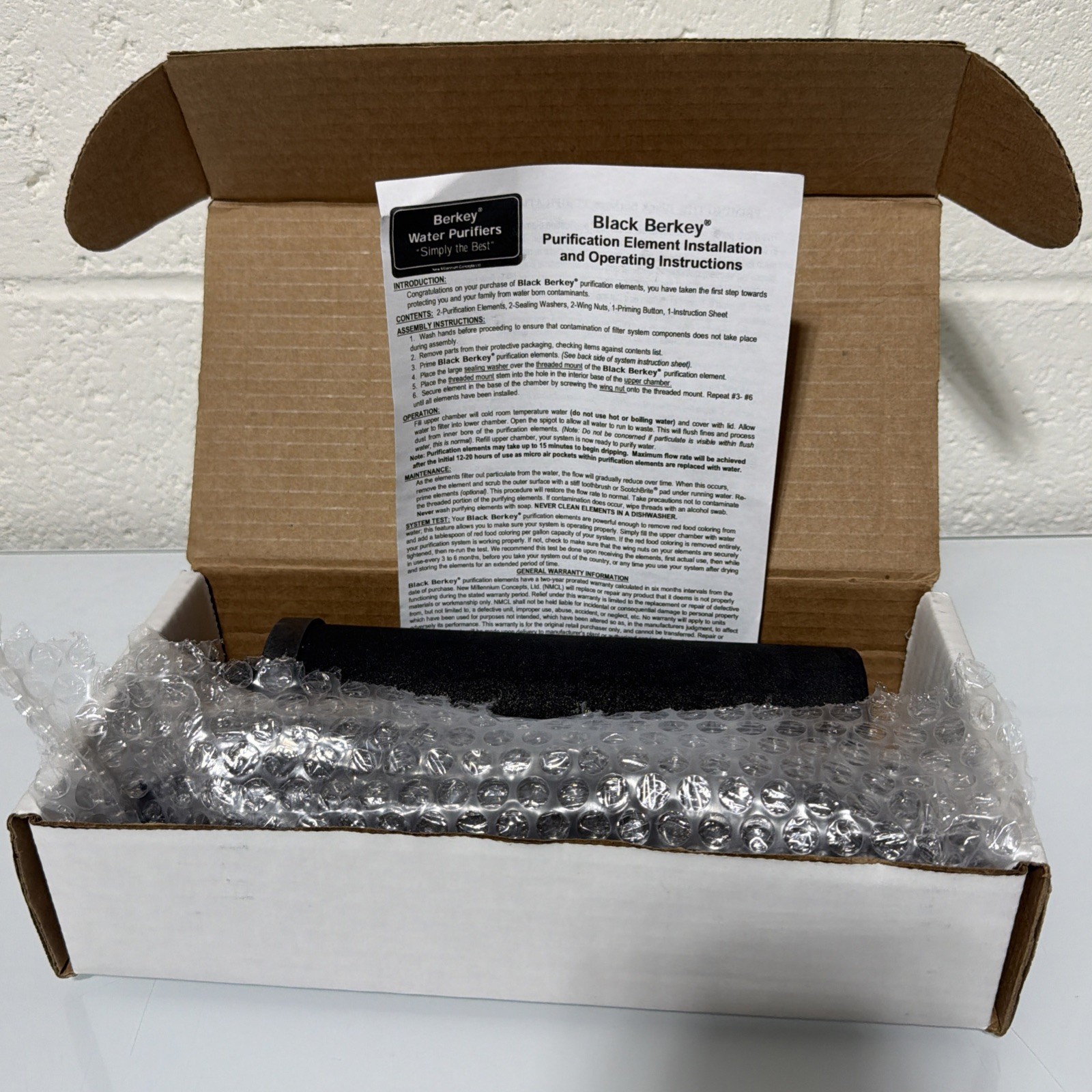 Berkey Authentic Black BB9-2 Water replacement Filters For Berkey Water System