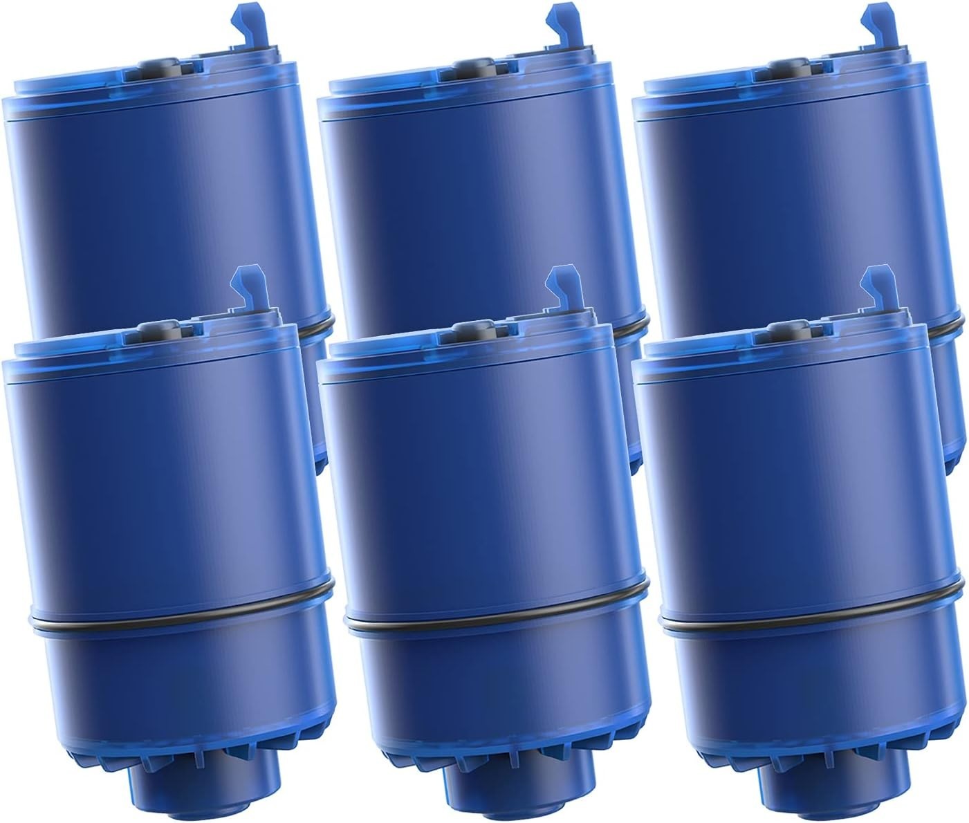 AQUA CREST Water Filter Replacement for RF-9999® Faucet, NSF Certified(3/6 Pack）