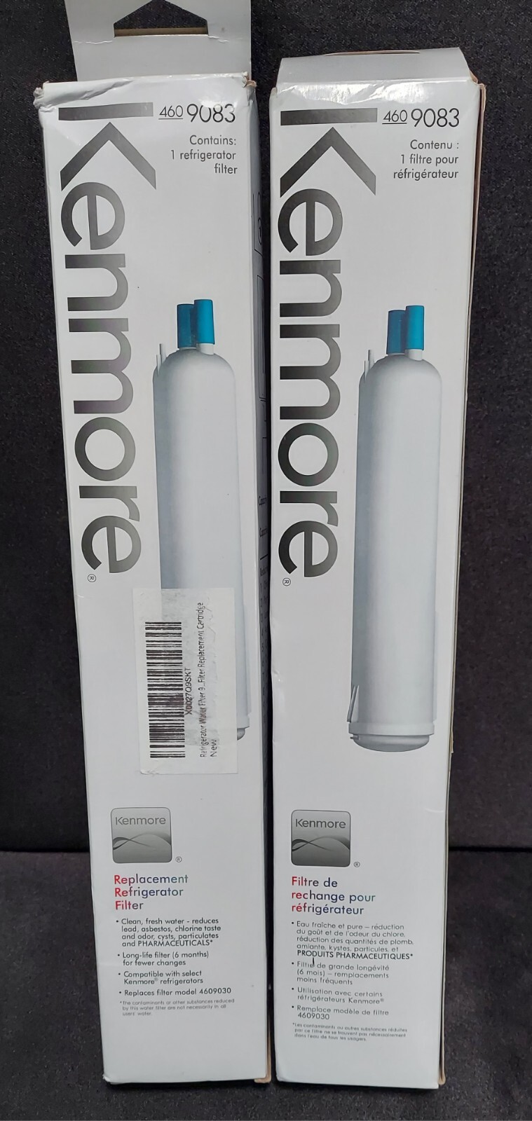 Kenmore 9083 Refrigerator Cartridge Water Filter 460-9083 9020 9030 LOT of 2