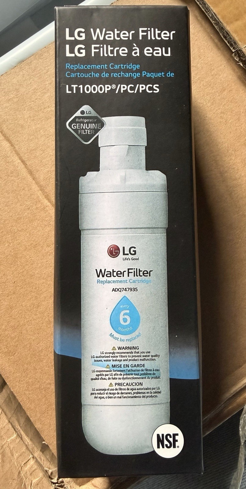 LG LT1000P – 6 Month / 200Gal Capacity Replacement Refrigerator Water Filter $49