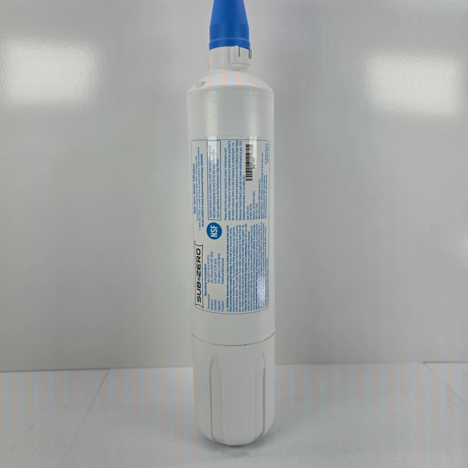 Sub Zero 4204490 Refrigerator Water Filter Replacement Cartridge Genuine OEM