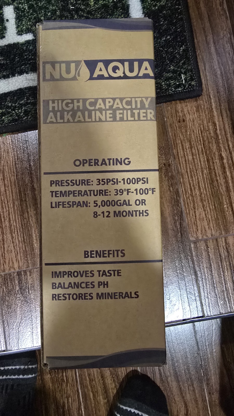 High Capacity Alkaline Filter For Nu Aqua 8 Gallon Per Minute Series