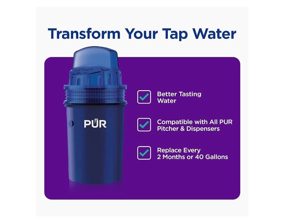 4 PACK PUR PPF900Z4 Water Pitcher & Dispenser Replacement Filters New Sealed