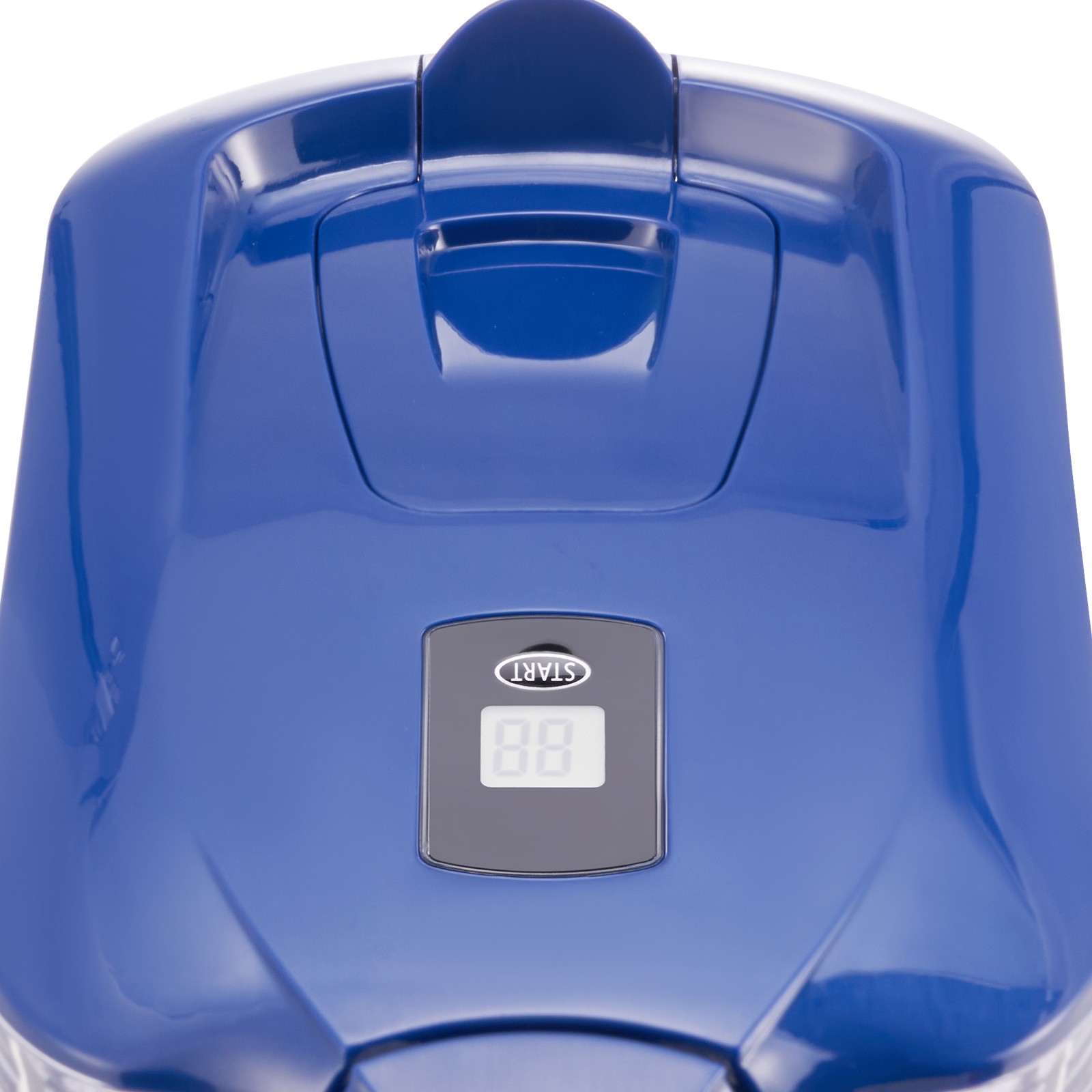 9-Cup Water Filter Pitcher w/5-Stage Filtration, 40 Gal Cap, BPA-Free, Blue