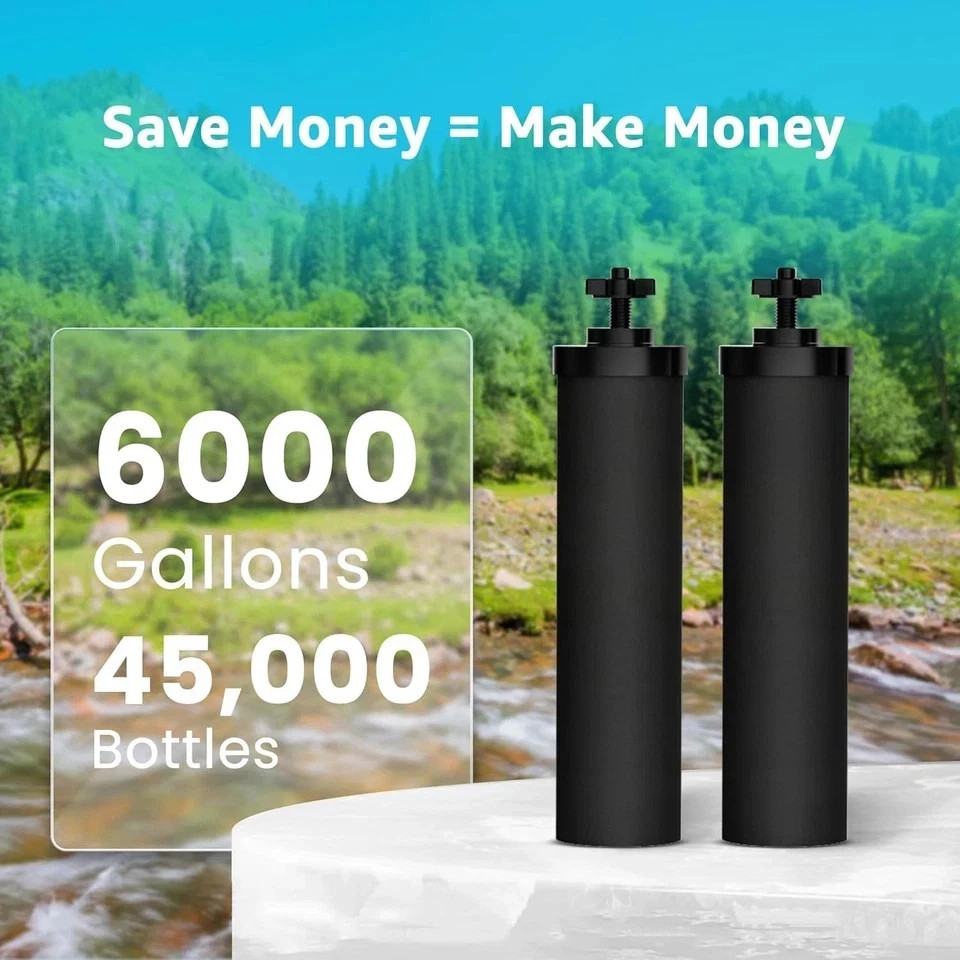 Berkey Authentic Black BB9-2 Water replacement Filters For Berkey Water System