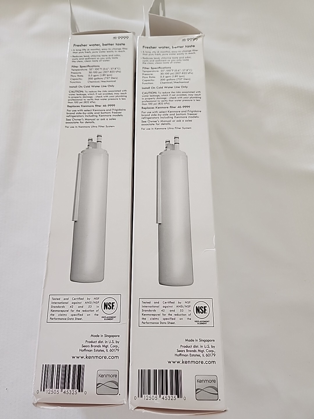 2 PACK Fit For Kenmore 46-9999 9999 Replacement Refrigerator Water Filter New